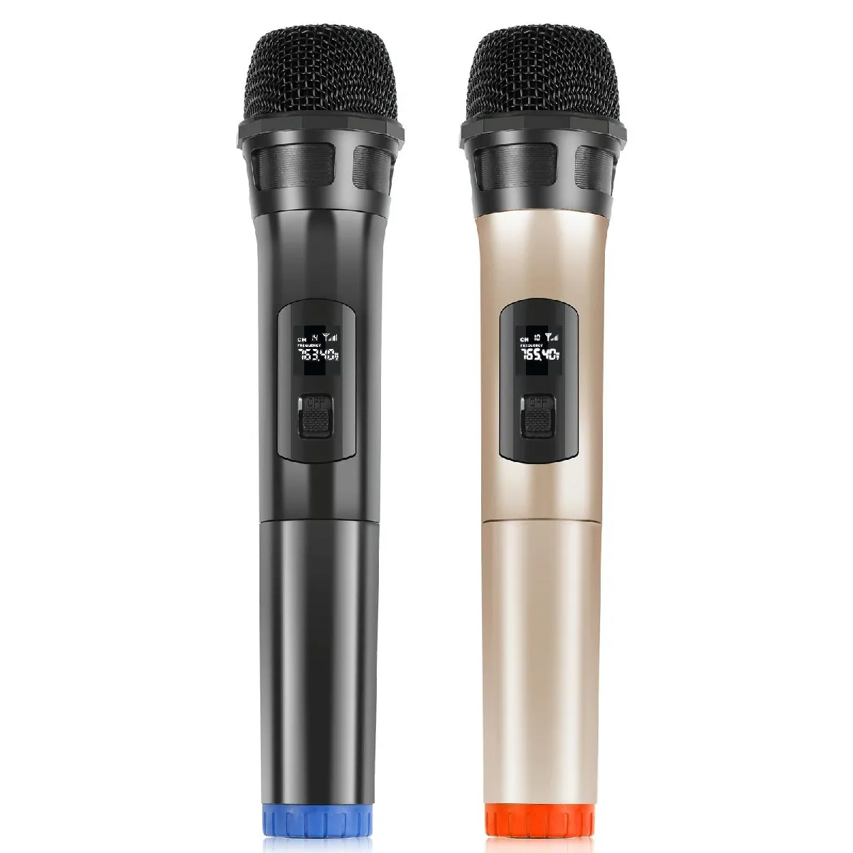 Yonis Microphone sans fil UHF avec LED