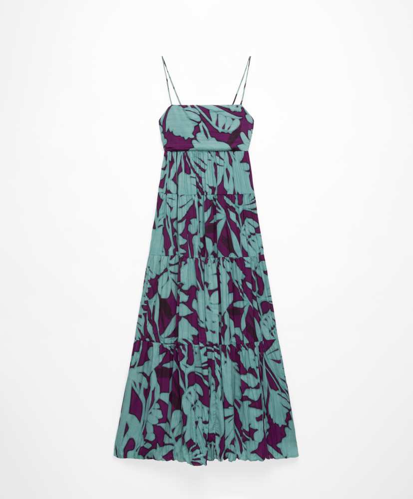 Vestido longo sem alças
