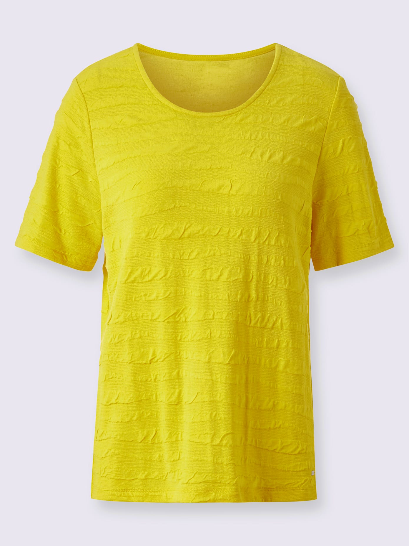 T-shirt à manches courtes structure jacquard