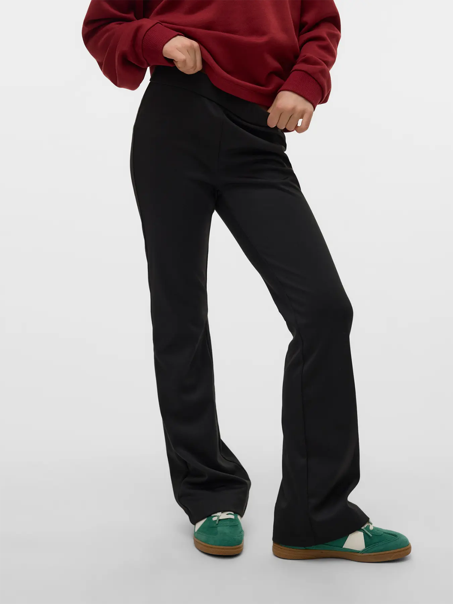 Luccakamma Mid Waist Flared Pant