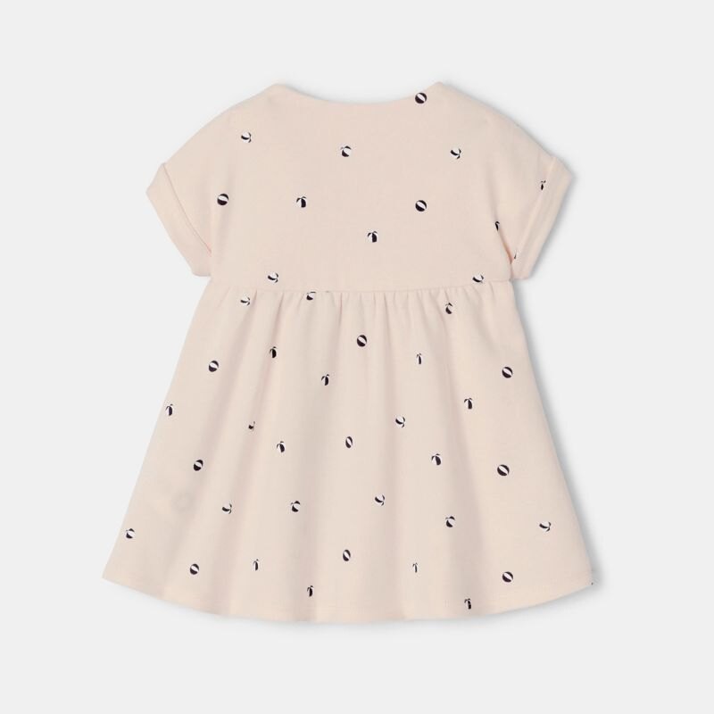 Robe molleton rose bébé fille Rose