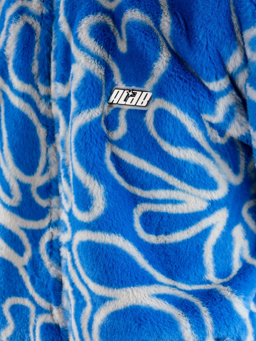 A.LAB Swirl Zip Hoodie blue