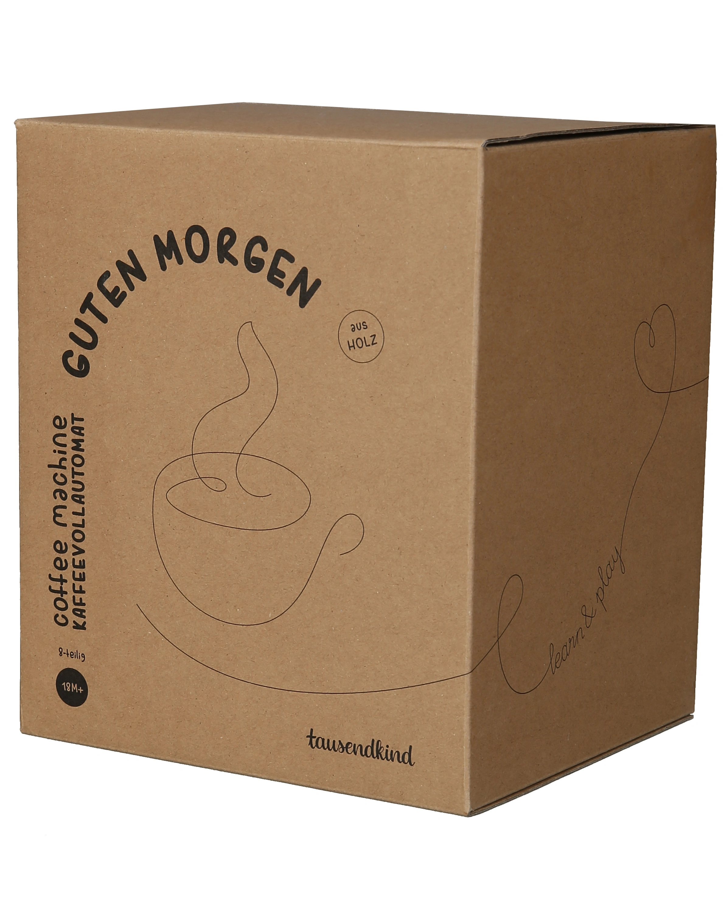 Kaffeevollautomat GUTEN MORGEN aus Holz