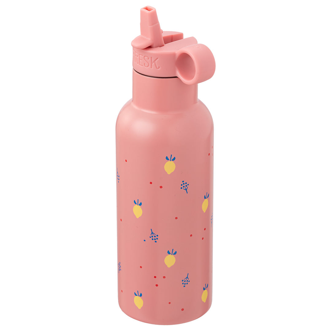 fresk rvs thermosfles met extra dop - summer fruit - 500 ml
