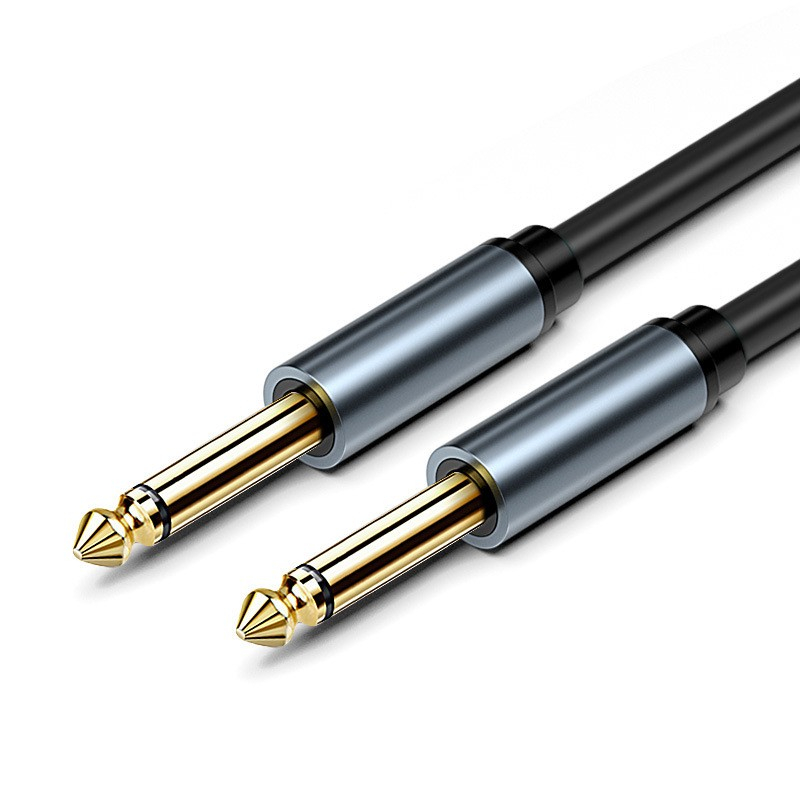 (3m) 6.5mm Audio Klinke Kabel für Musikinstrumente / Stereoanlage - Schwarz