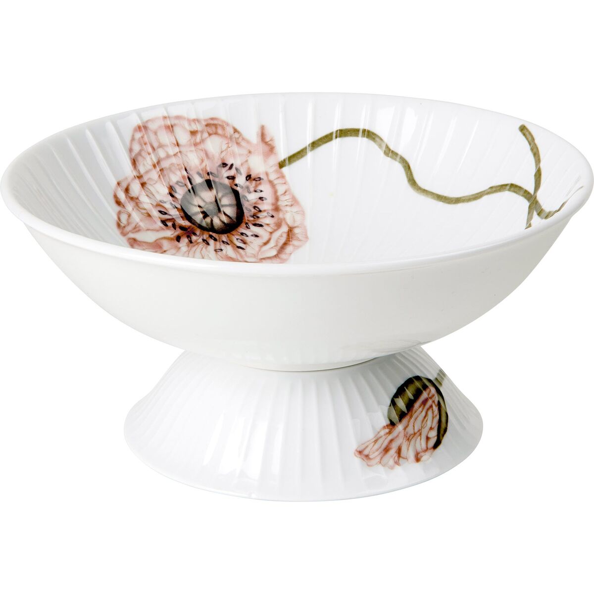 Hammershøi Poppy etasjefat hvit, Ø 16 cm