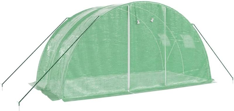 Tuinkas - Ruim - Polyetheen - Stalen Frame - UV-bestendig