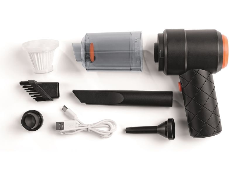 CLEANmaxx Akku-Handsauger Orange/Schwarz Handstaubsauger