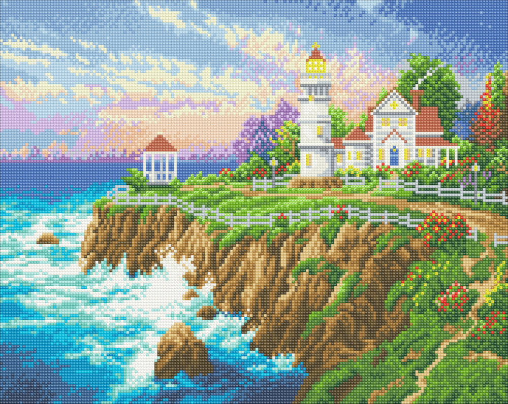Crystal Art Thomas Kinkade Victorian Light 40x50cm