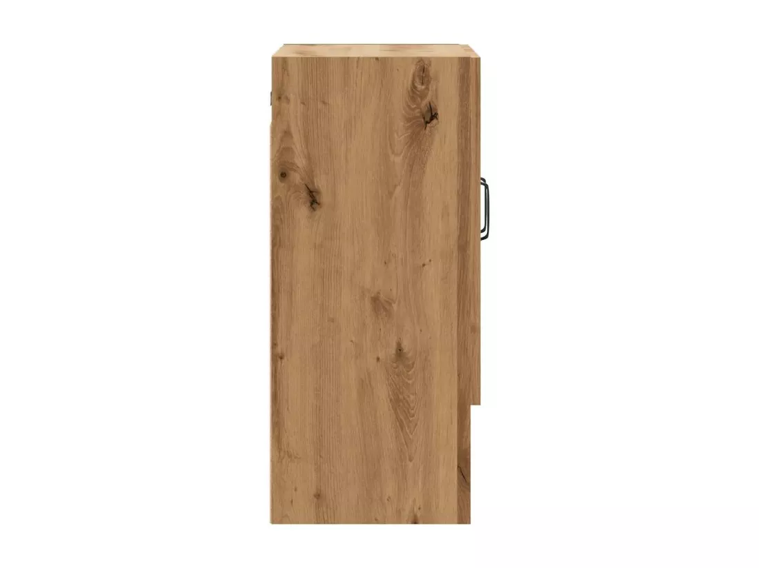 Armoire murale chêne artisanal 60x31x70 cm bois d'ingénierie