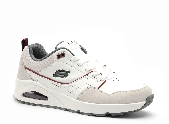 Skechers basses homme unoretro 183020 blanc