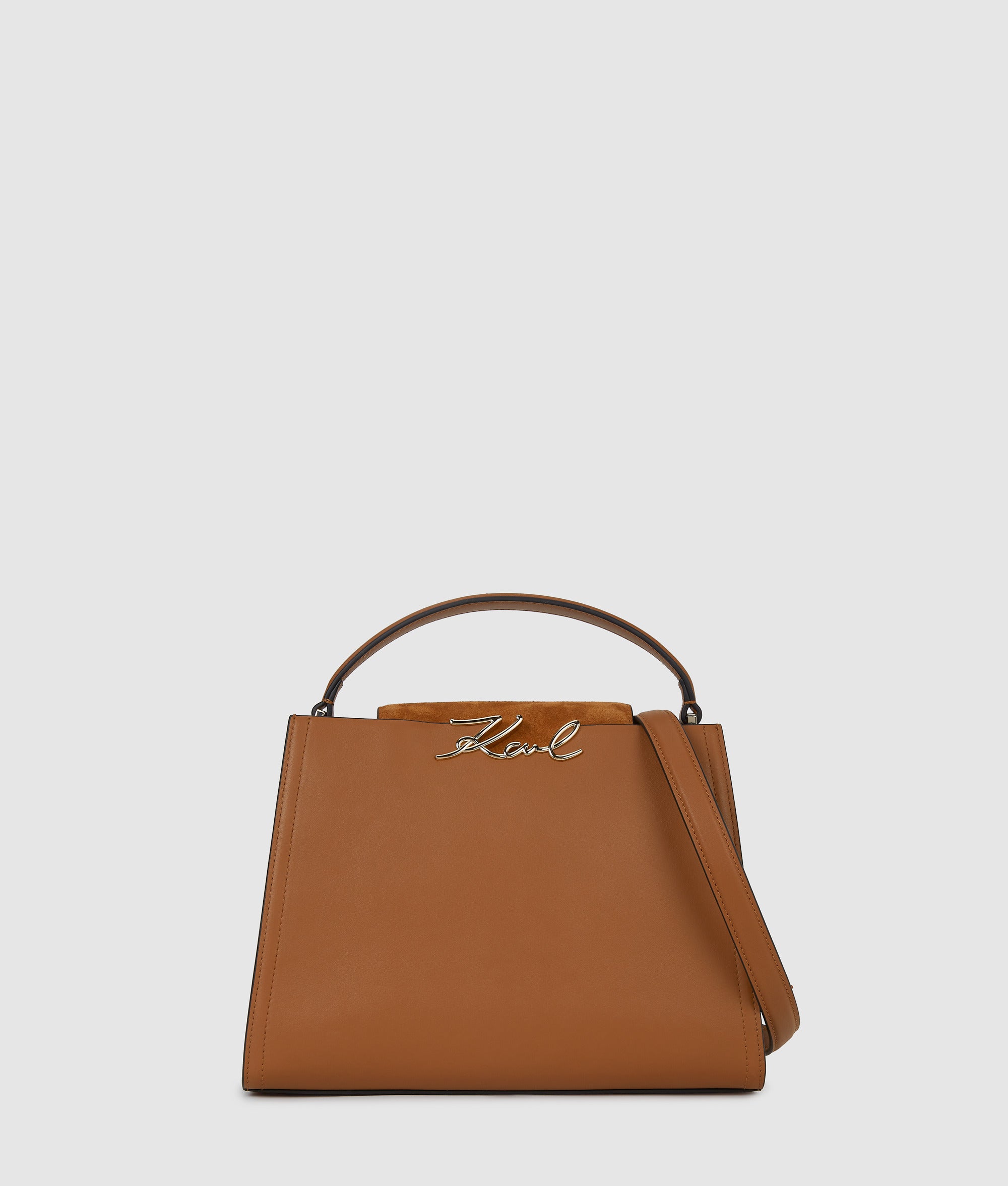 K/Signature suède handtas