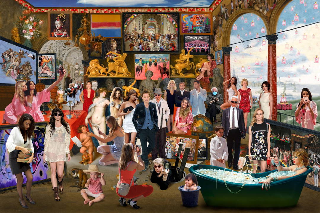 Study of Jan Brueghel the Jounger Kunstkammer with Venus, Brueghel by Lluis Barba Cantos - Limited Edition. Edition of: 100. Signed.