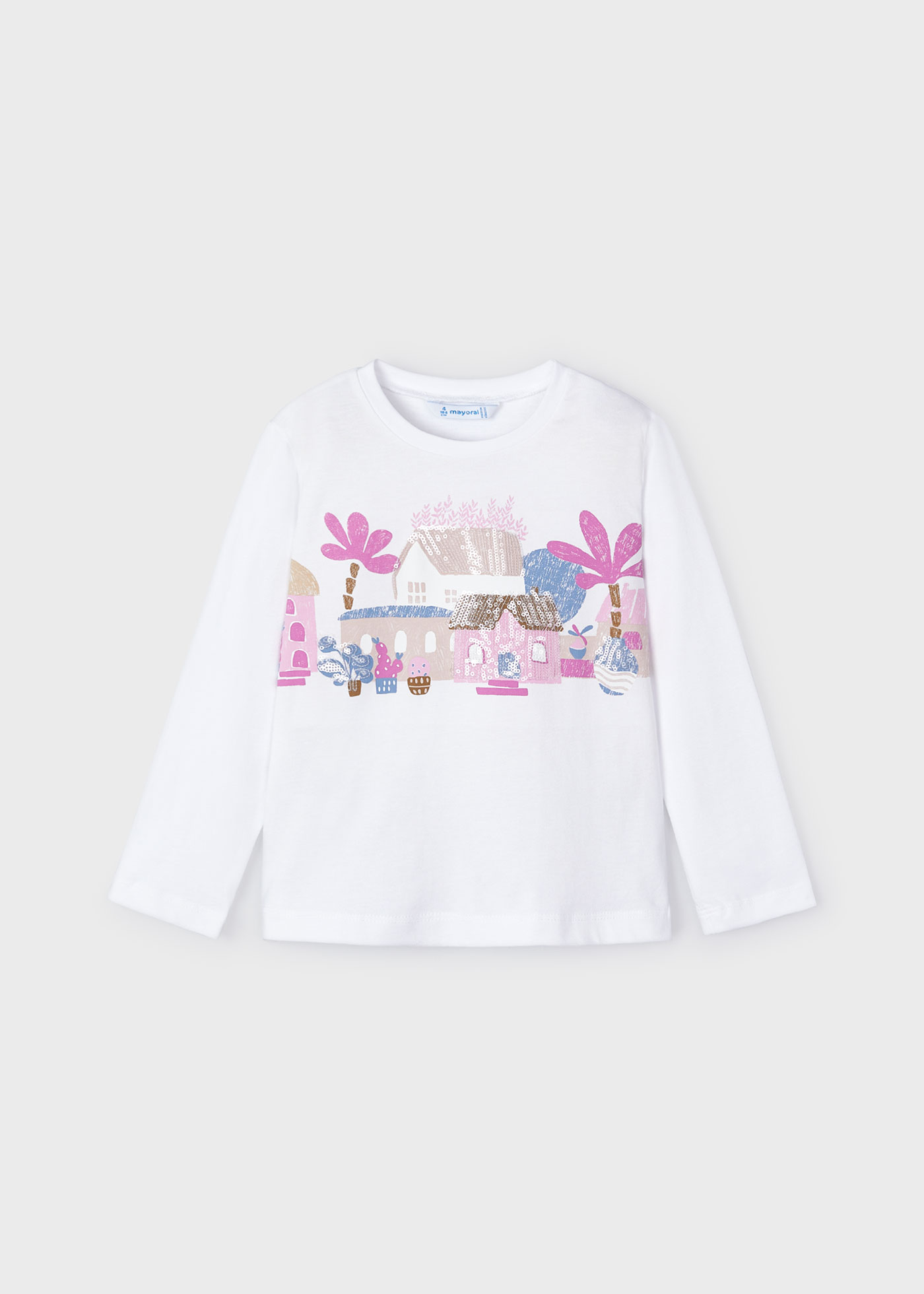 Camiseta Better Cotton com lantejoulas para meninas