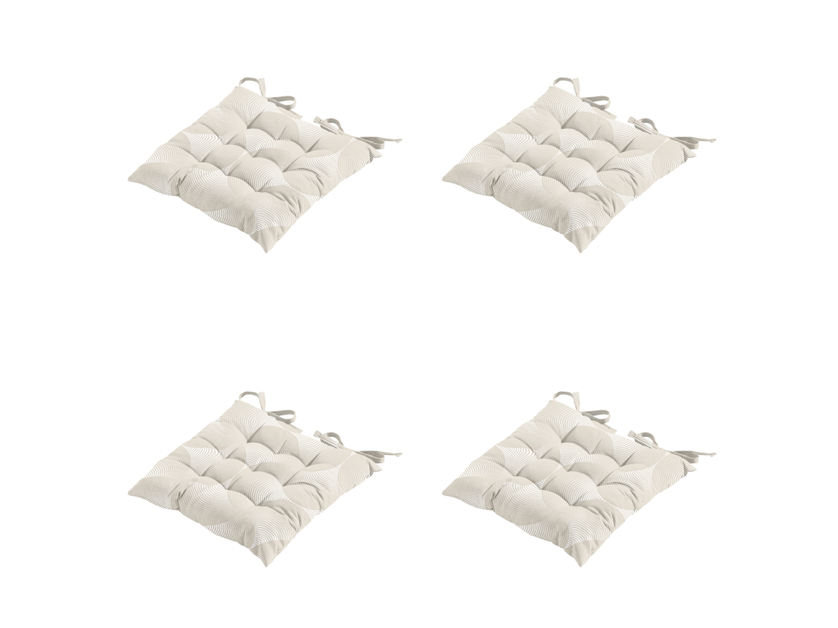 Madison Napels Beige zitkussen - Set van 4
