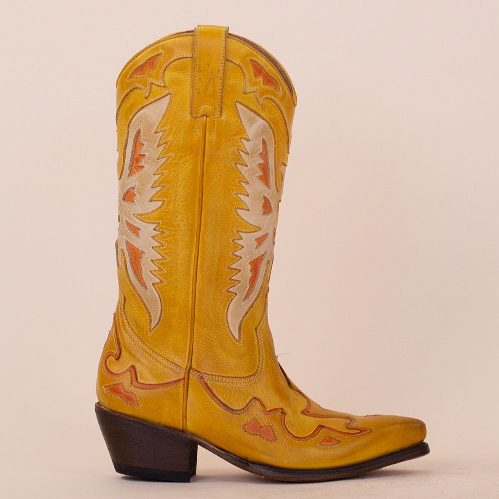 Charley's Girl cowboyboots Pepi geel