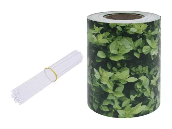 écran d'intimité de jardin PVC 70x0,19 m Vert