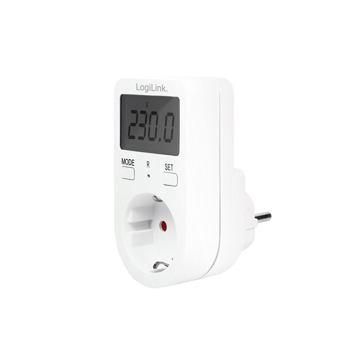 LogiLink Energimätare m kostnadsberäkn.