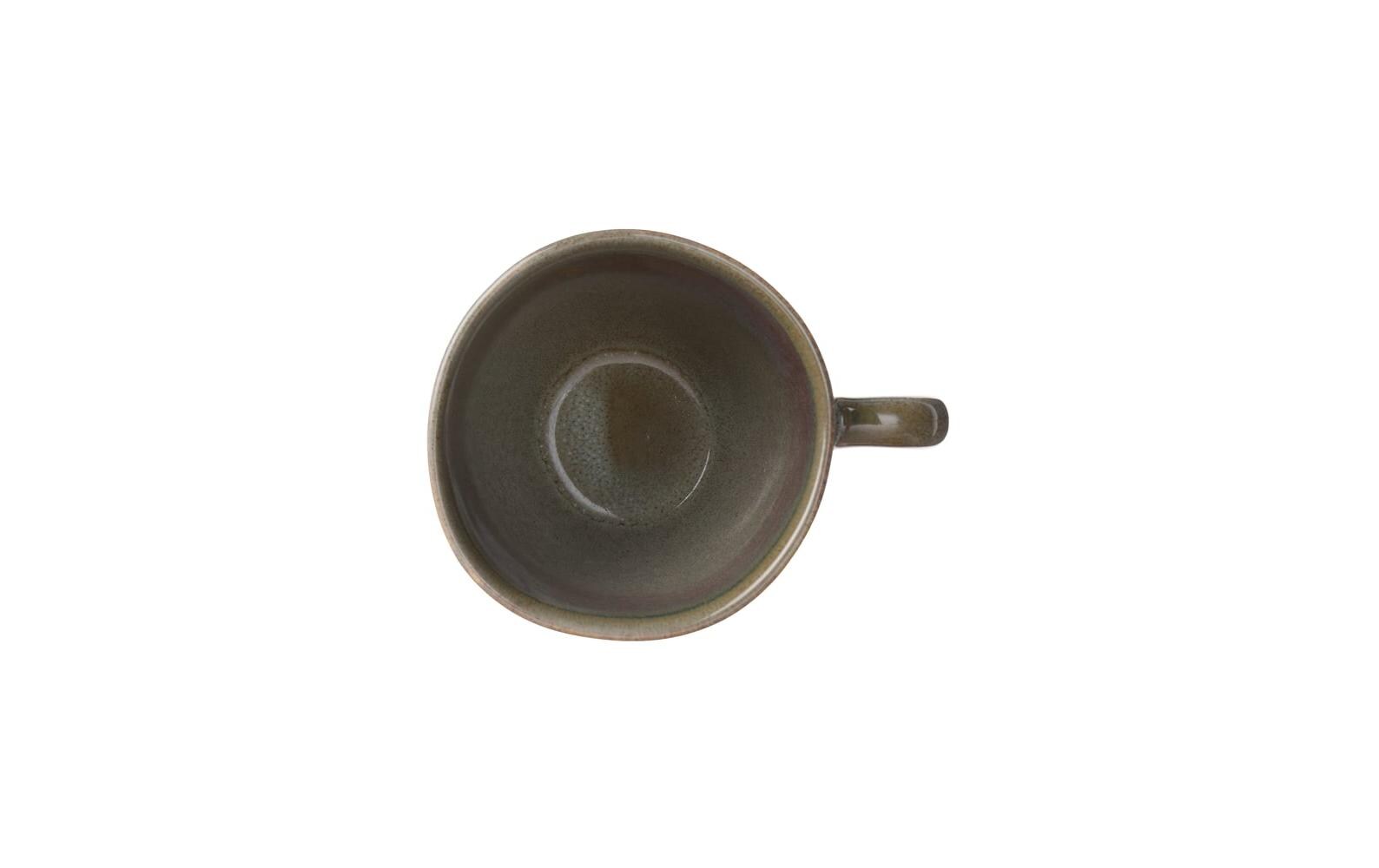 Kaffeebecher Capela 200 ml, 4 Stück, OlivgrünHandgefertigtes Tassen-Set