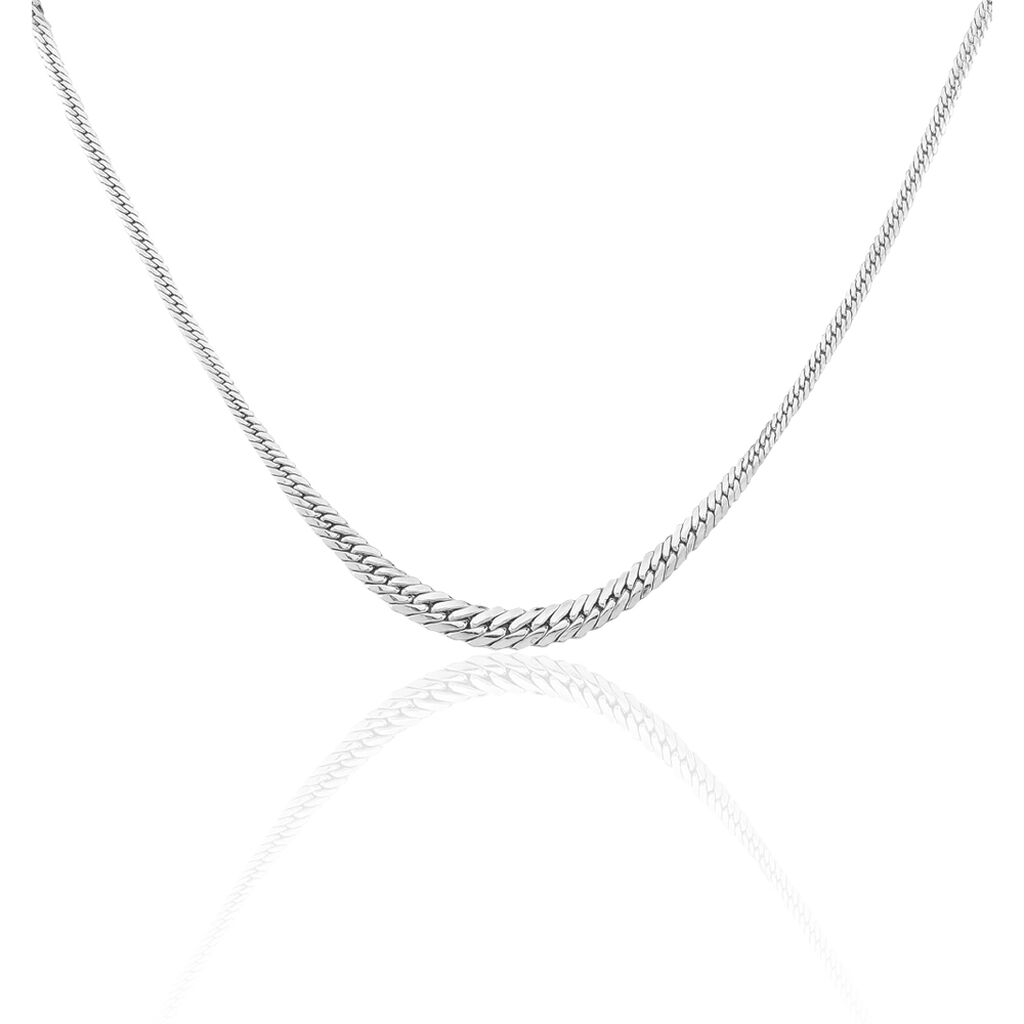 Collier Ivria Danilo Maille Anglaise Or Blanc