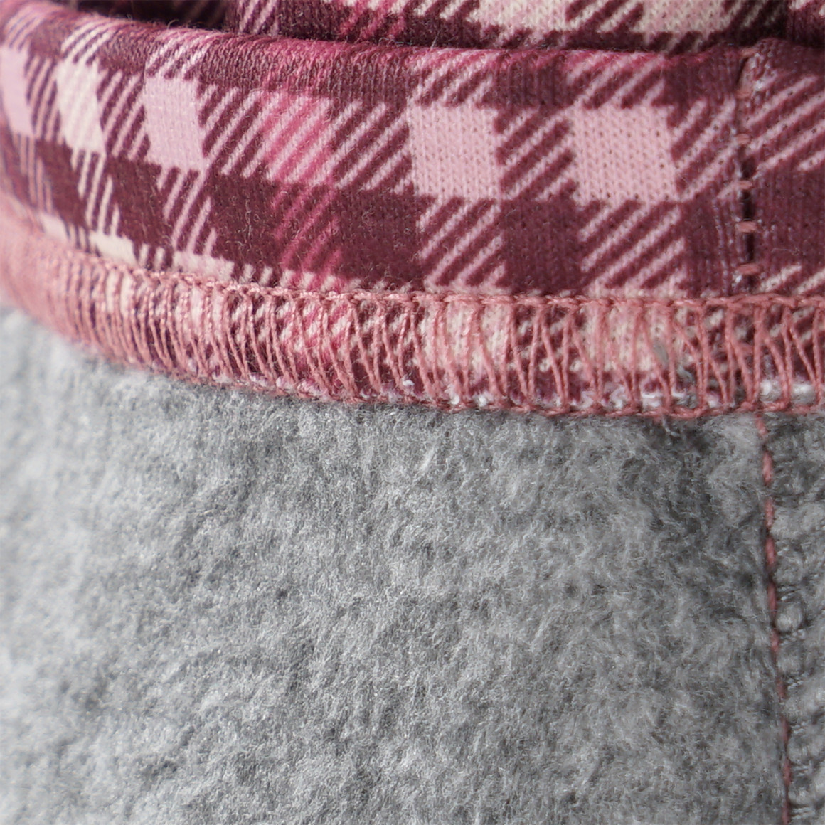 Yigga Mädchen Thermo-Leggings mit Karo-Muster beere / rosa / hellbeige