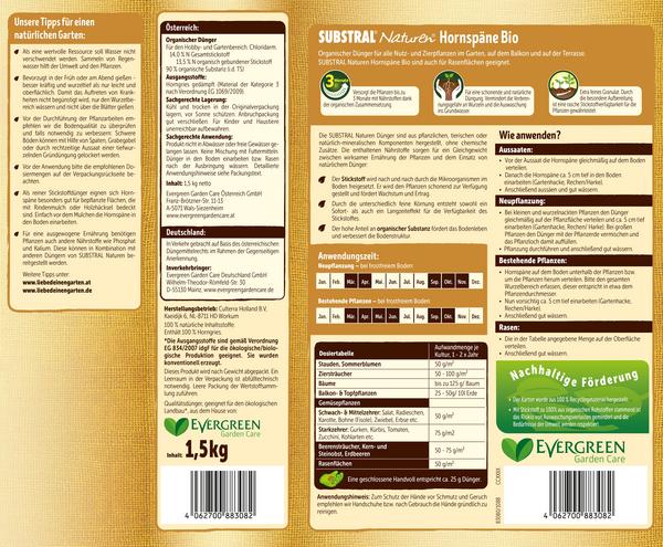 Substral® Naturen® Hornspäne Bio, 1,5 kg