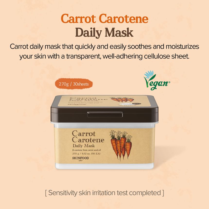 SKINFOOD - Wortelcaroteen dagelijks masker