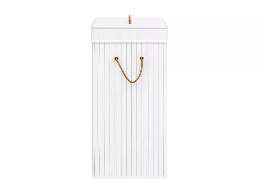 Panier à linge Bambou Blanc