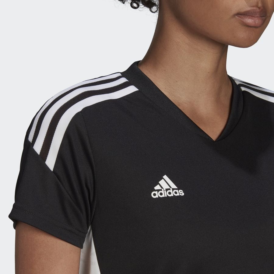 adidas Condivo 22 T-shirt d'Entraînement - Noir/Blanc Femme