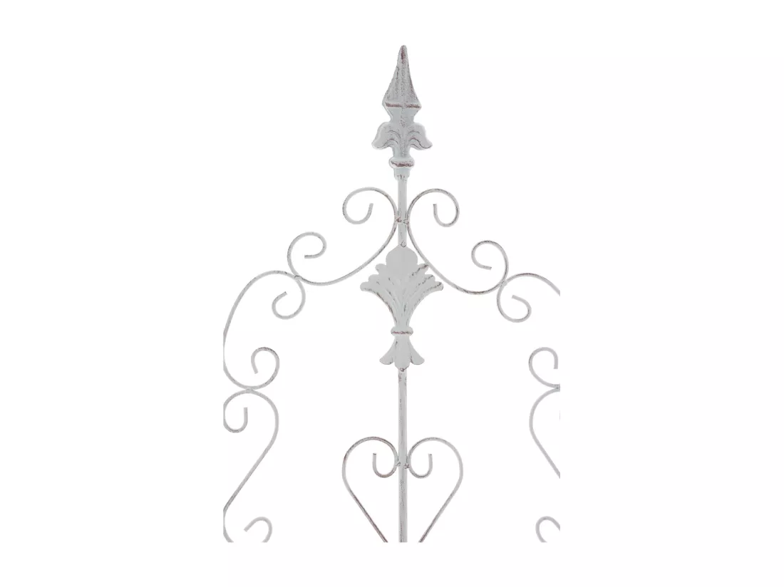 Lot de 2 Treillis - Métal - Blanc antique - Burgus