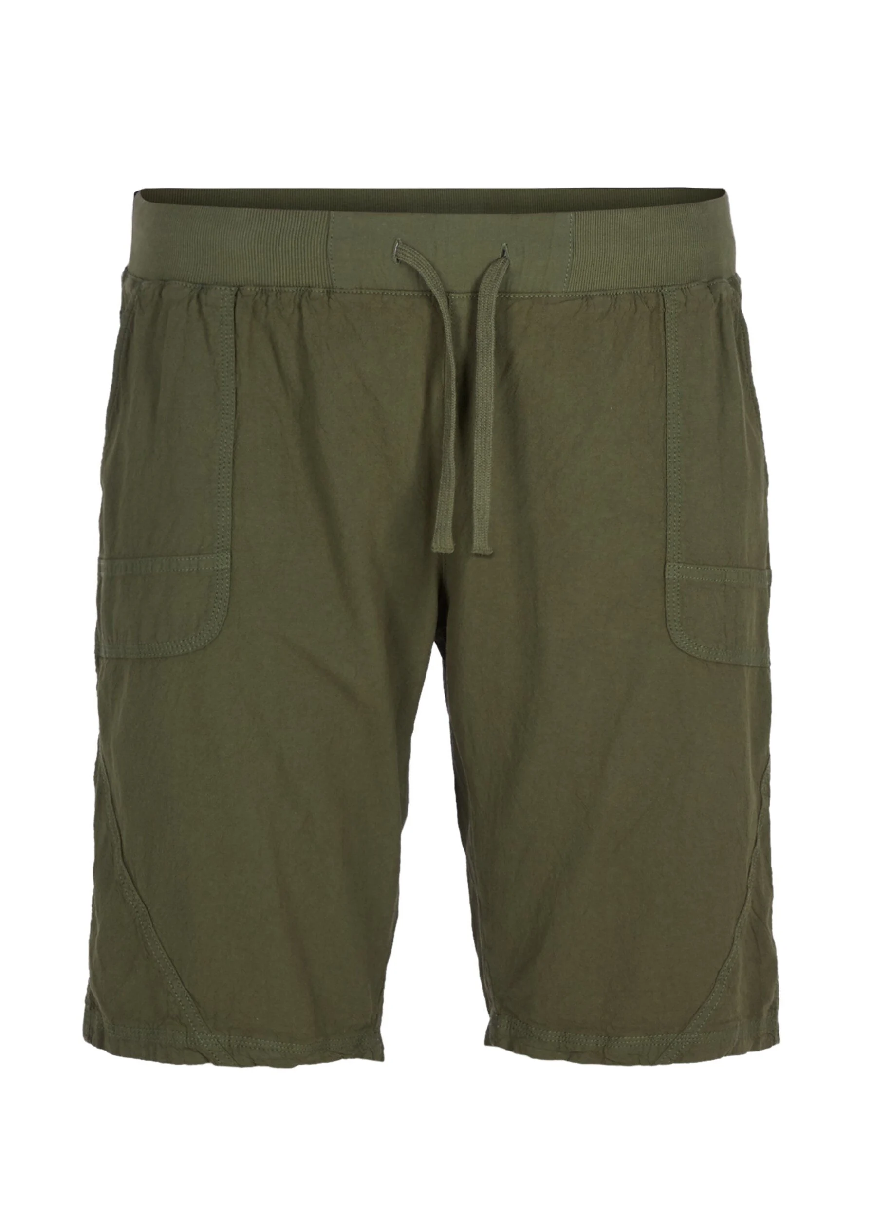 Løse shorts med lommer i bomuld