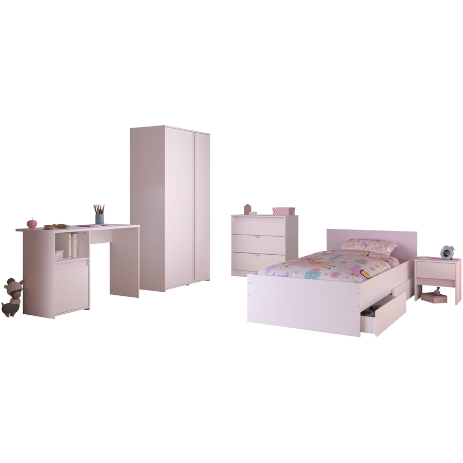 Parisot Kinderzimmer Set 6tlg Pirouette 21  Weiß Weiß