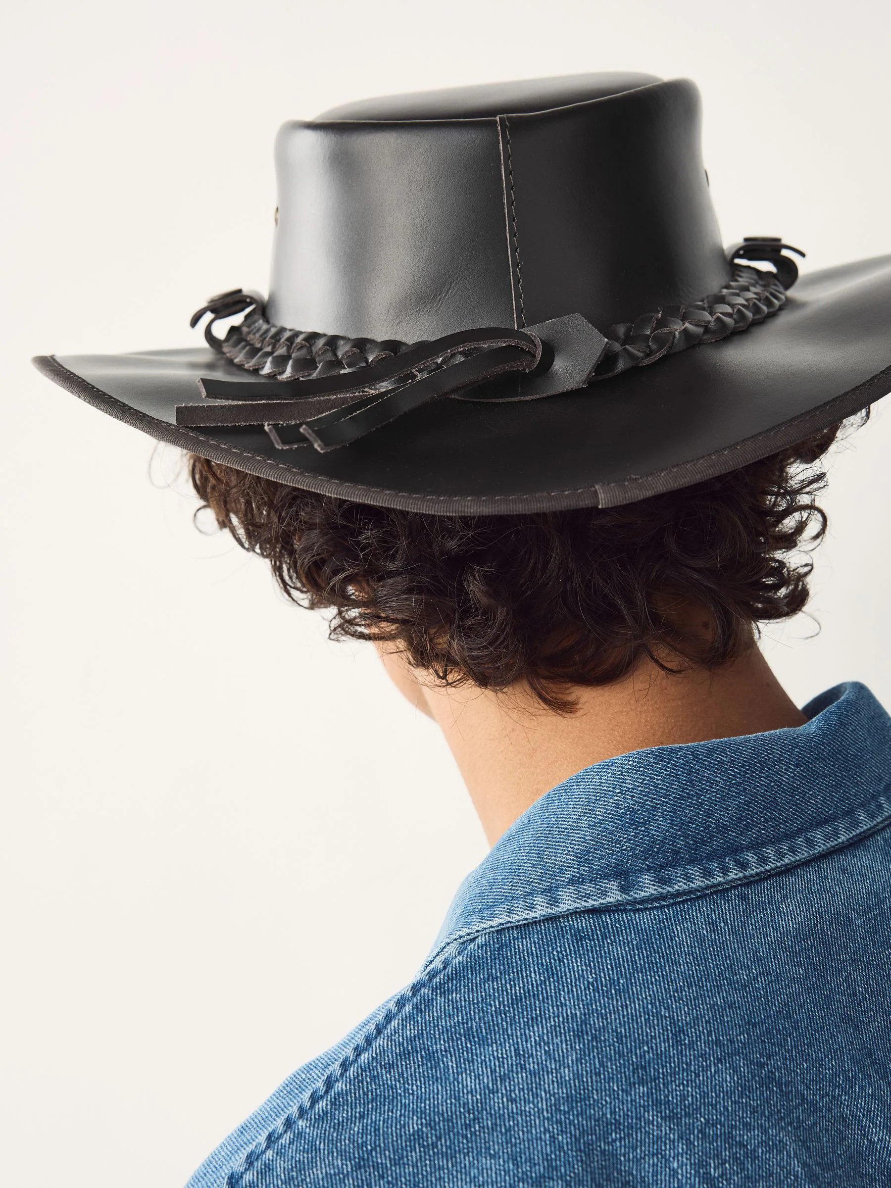 Bruin - Leather Cowboy Hat