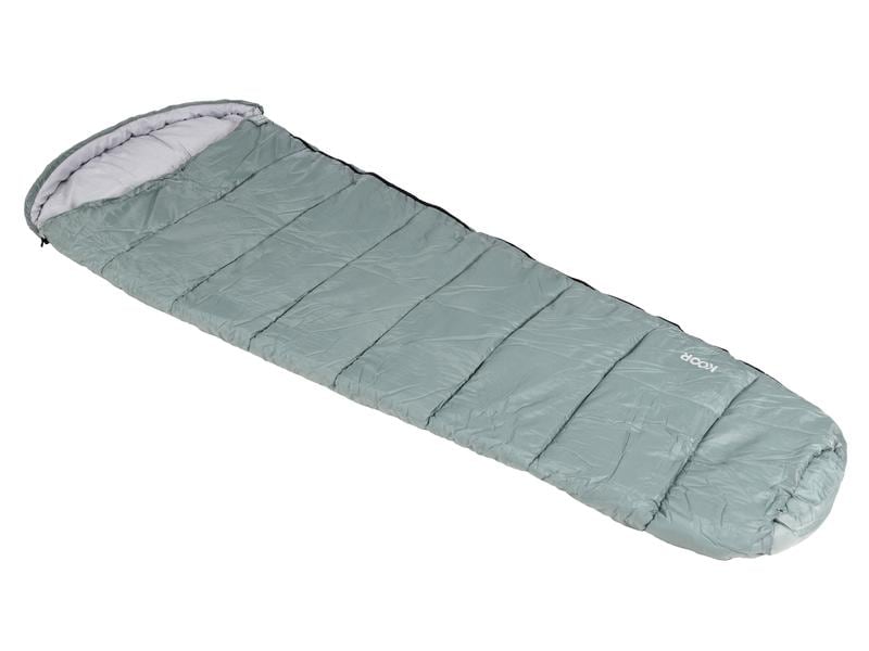 KOOR Schlafsack Baaba 950 Grau 80 x 220 cm Warmer und bequemer Mumienschlafsack
