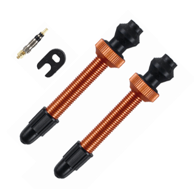 Barbieri 45mm ventil sæt til tubeless Orange