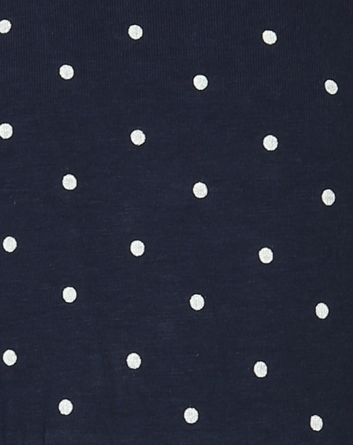 Jersey-Kleid SWEET LAMB gepunktet in navy