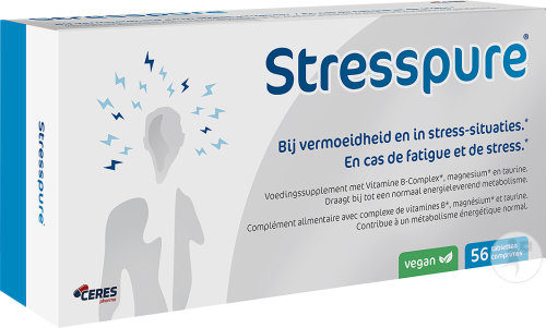 Stresspure Complexe Vitamine B + Magnésium 56 Comprimés