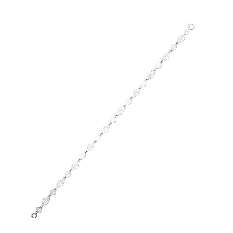 Bracelet Femme - Argent 925 - Longueur : 18 cm