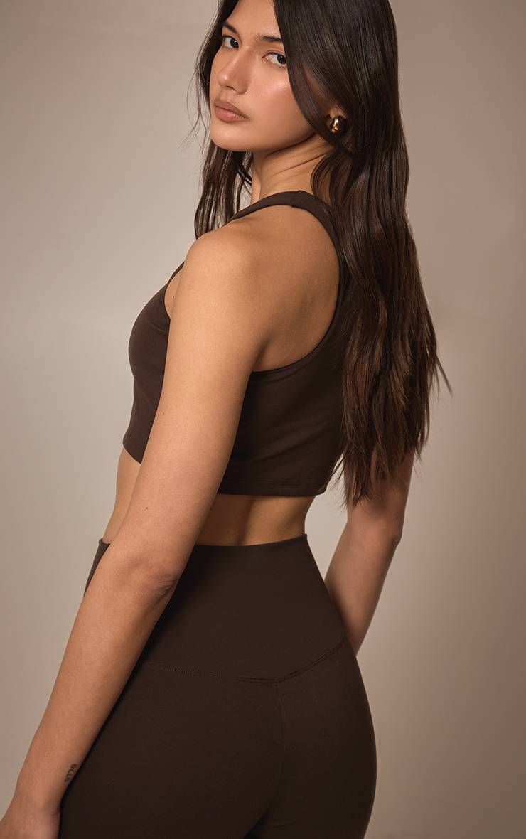 Espresso Brassière De Sport Rembourrée Double Couche Ultimate Sculpt