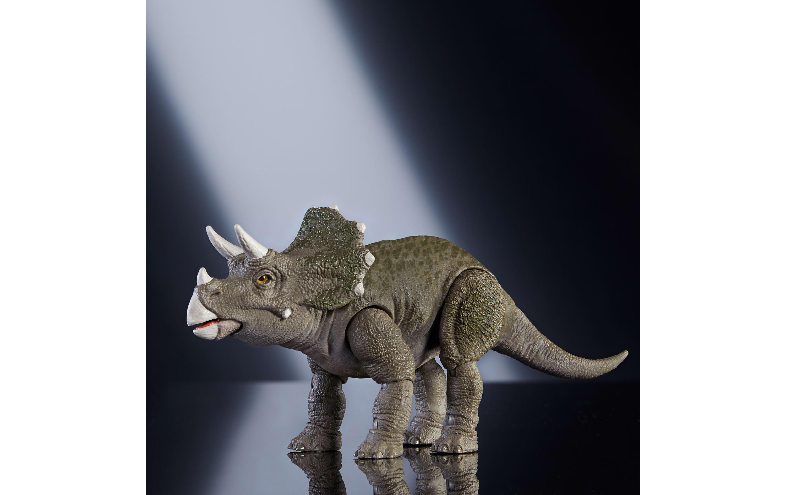 Jurassic World Hammond Collection Junge TriceratopsDinosaurier-Actionfigur mit 14 Bewegungspunkten