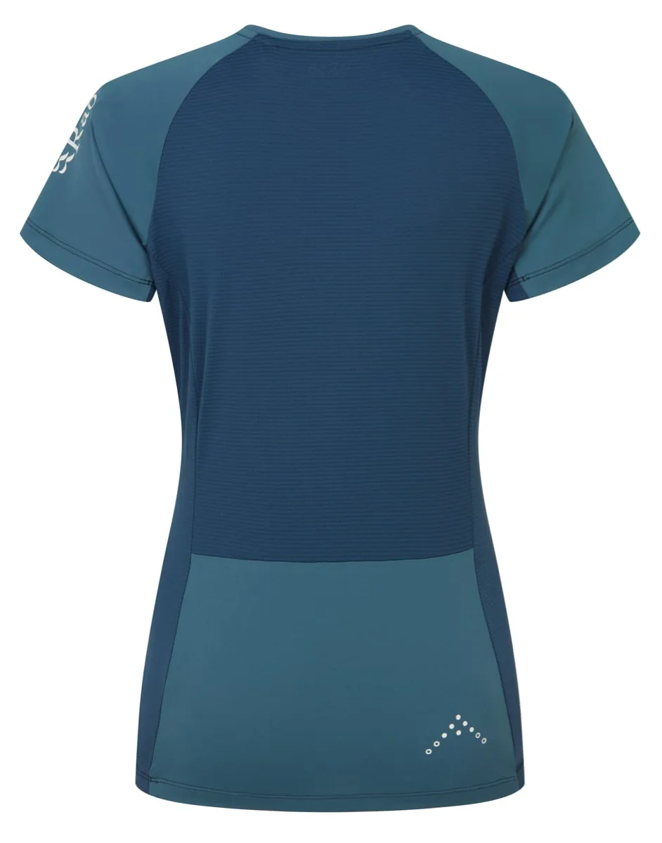 Rab Trail Tee Wmns Orion Blue/Tempest Blue