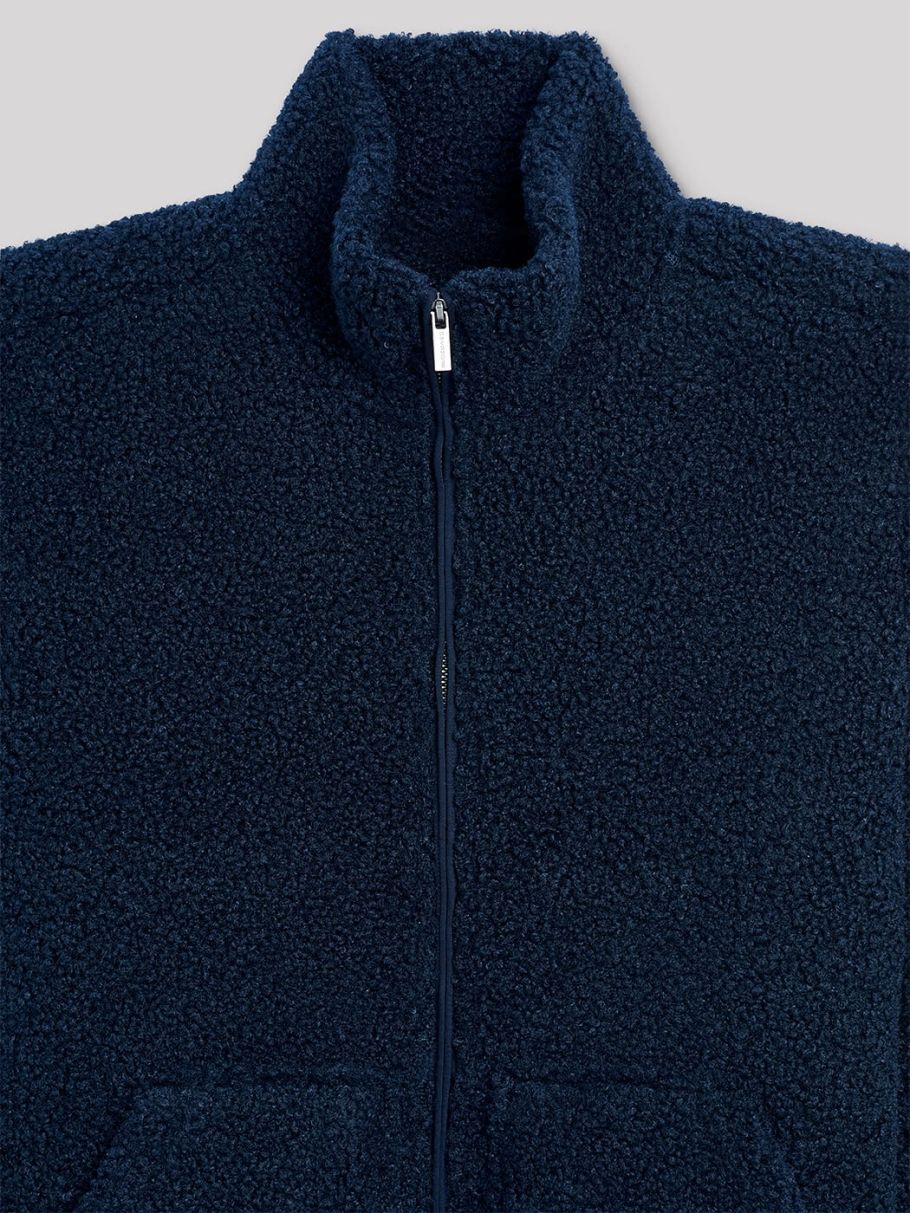 Blouson col montant uni
