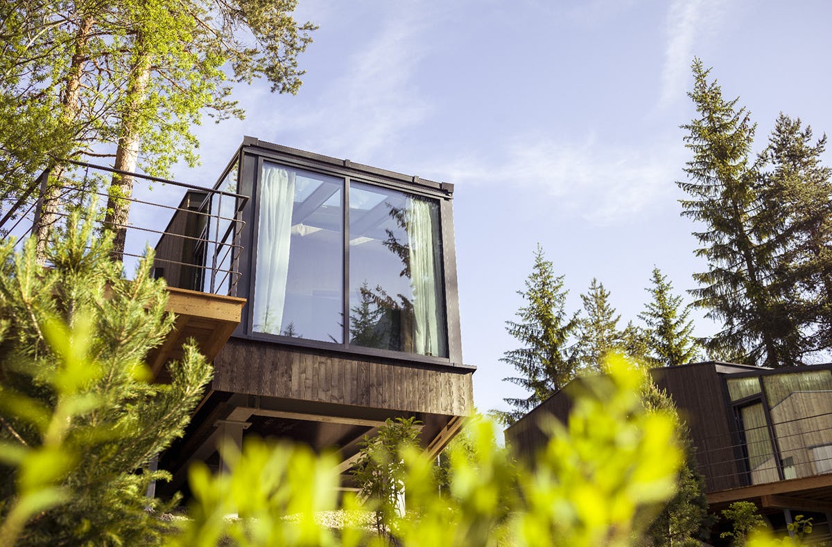 Übernachtung im Chalet am Toblacher See