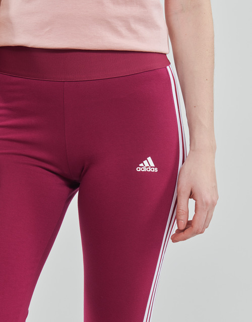 Adidas Sportswear - 3 Stripes Leggings - legacy burgundy/white