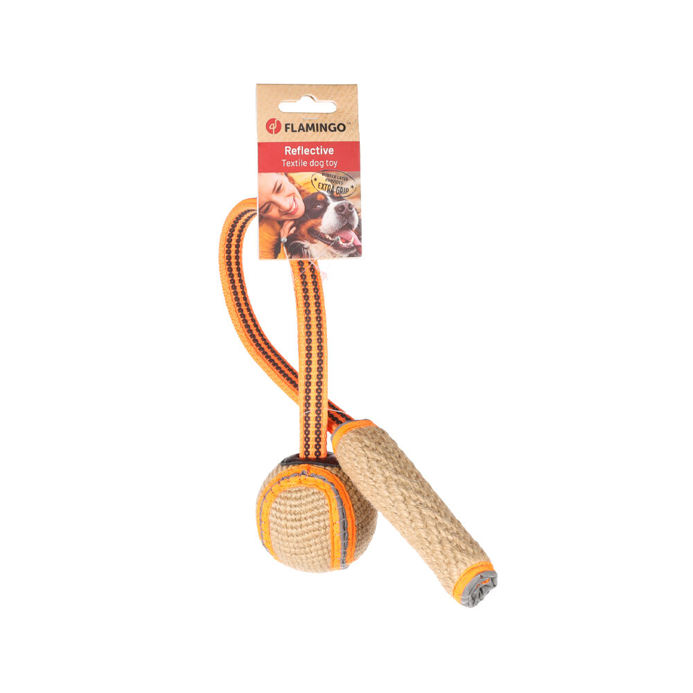 Flamingo Trektouw met Bal