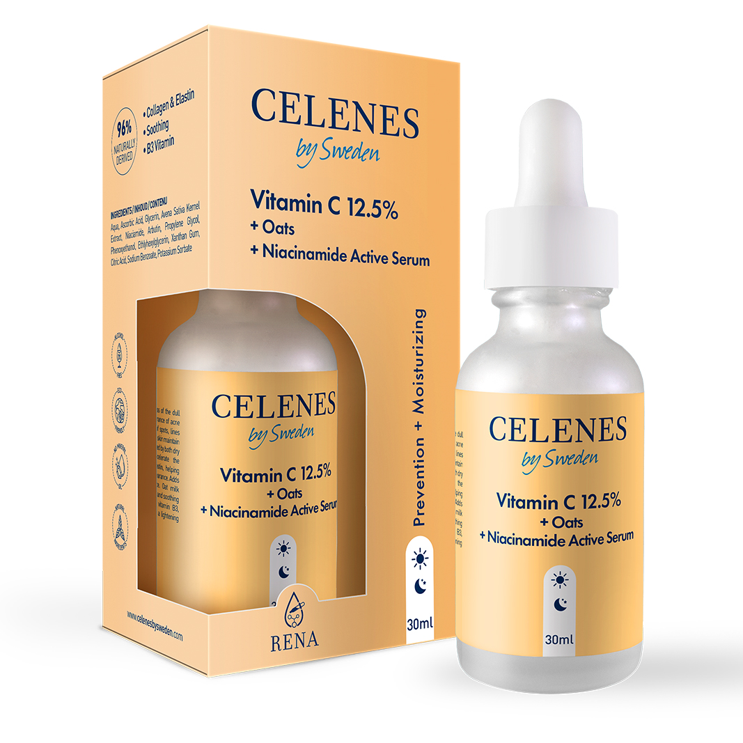 Celenes Active serum vitamin C 12,5% + oats + niacinamide (30 ml)