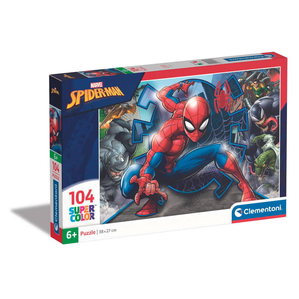 Clementoni Spider-Man puzzel - 104 stukjes