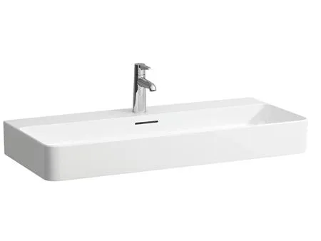 [OUTLET] - VAL håndvask 95 x 42 cm med 1 hanehul & saphir keramik