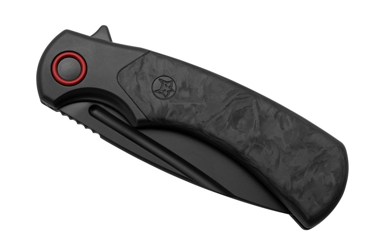 Fox 40 Years Anniversary Knife FX-F2017, M390, Titanium Marble Carbonfiber zakmes