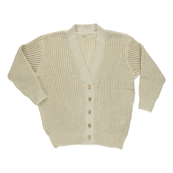Poudre Organic Cardigan Mate Coton Bio - Collection Femme | Crème